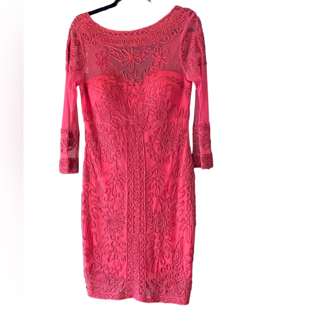 JS Collections soutache overlay dress S/M